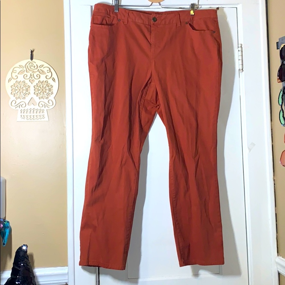 Sonoma Terra Cotta Straight Leg Jeans
